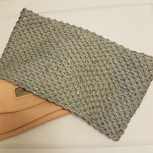Knitted infinity scarf